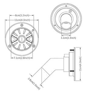 Blanco a prueba de polvo con cerradura RV entrada de agua por gravedad RV entrada de agua Exterior con cerraduras <span class=keywords><strong>Camper</strong></span> remolque caravana Accesorios - Product Image 6