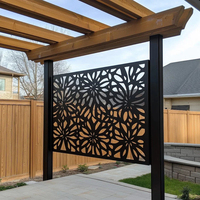 Panneaux de clôture en aluminium découpés au laser sur mesure YISHANG, écran décoratif d'intimité, cloison de jardin extérieure pour villa, hôtel