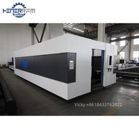 Machine de découpe laser à fibre CNC de type portique pour tôles en acier au carbone, acier inoxydable, aluminium, usage industriel