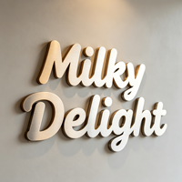 Letreros LED Personalizados, Letras Metálicas de Acero Inoxidable, Logotipo 3D, Letrero Interior para Oficina, Controlado por Aplicación, IP65, Tiendas, Edificios