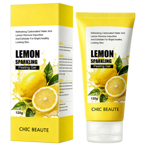 CHIC BEAUTE <span class=keywords><strong>Gel</strong></span> Exfoliante Espumoso de Limón, Purifica la Piel, Elimina Células Muertas y Sebo, Desobstruye los Poros, Exfoliante Facial Calmante - Product Image 1