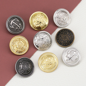 Thời trang Về Phía Trước Vòng <span class=keywords><strong>Shank</strong></span> kim loại nút-đồng thau may nút thân thiện với môi cho may mặc - Product Image 2