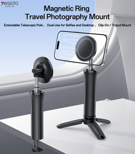 ขาตั้งโทรศัพท์แบบยืดหดได้ Yesido รุ่น C233 ใช้ได้ทั้งแบบมือถือและตั้งโต๊ะ พร้อมห่วงแม่เหล็ก - Product Image 2