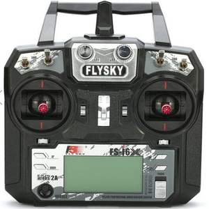 Transmetteur RC Flysky FS-i6X 2.4GHz 10CH AFHDS 2A avec récepteur I-BUS X6B - Product Image 1