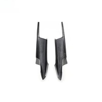 Splitter de pare-chocs avant en fibre de carbone sèche pour BMW Série 3 F30 M-Tech Berline 2012-2017, extensions latérales