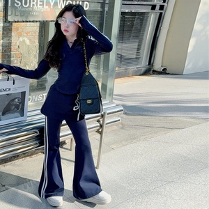 Set Gonna e Pantaloni con Fiocco per Bambine, Abbigliamento Casual alla <span class=keywords><strong>Moda</strong></span> per Primavera e Autunno - Product Image 4