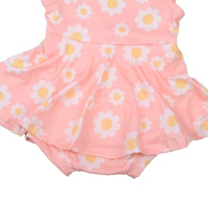 Venta al por mayor Haihzu USA: Pelele sin mangas de dibujos animados para bebé, unisex, estampado, tipo leotardo burbuja, cuello redondo, broche en la entrepierna, Spandex/Orgánico - Product Image 4