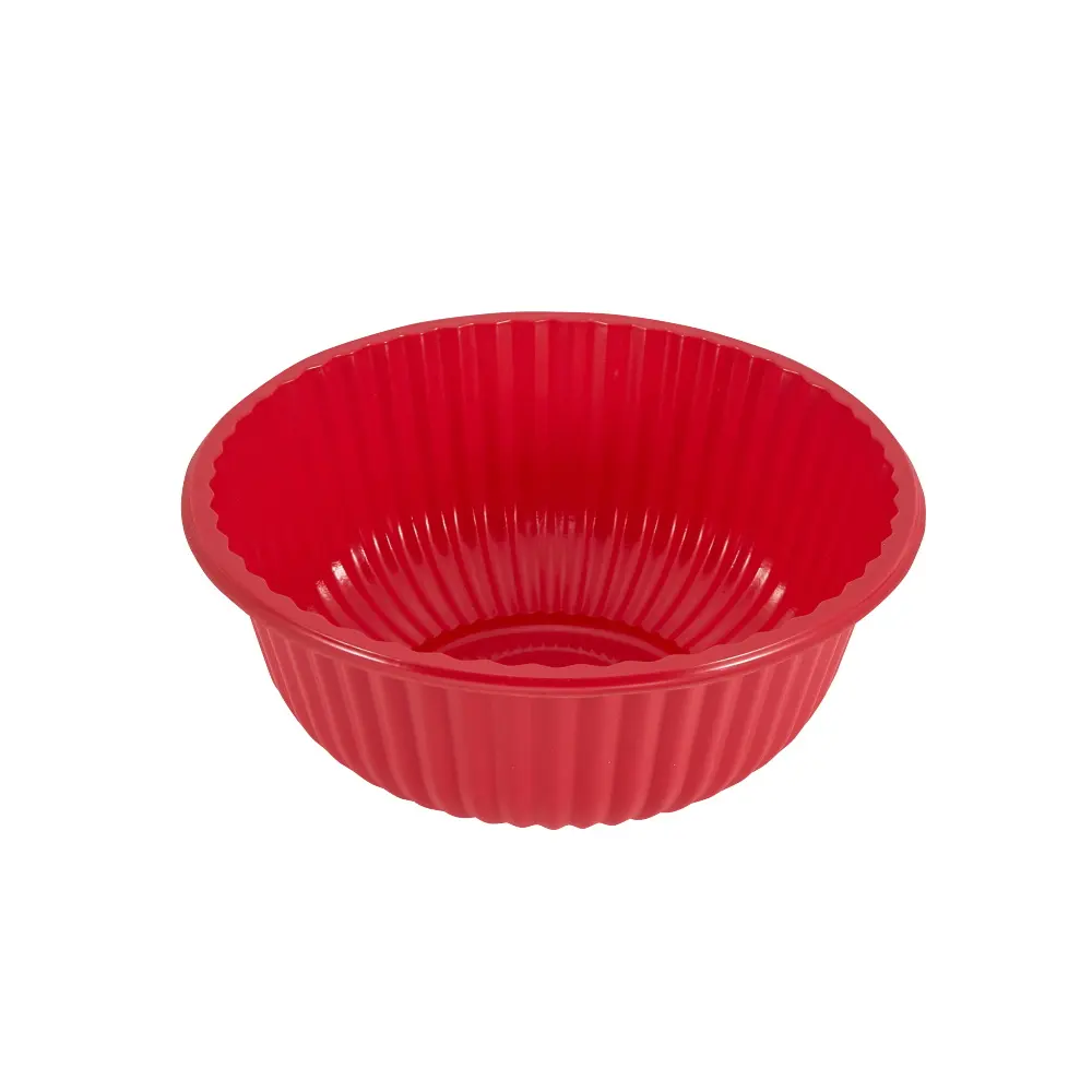 Échantillon gratuit de soupe de grande taille saladier en plastique jetable durable bon marché colorfuldesserts