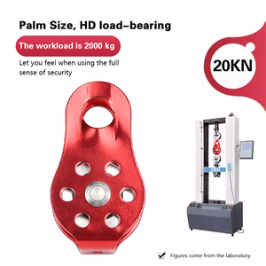 Duy Nhất <span class=keywords><strong>B</strong></span>ên 45Mm Đường Kính Trọng Lượng Nhẹ 7075 Nhôm Hợp Kim Ròng Rọc Cho Cứu Hỏa Mùa Thu <span class=keywords><strong>B</strong></span>ảo Vệ Với Leo Núi Dây Thừng - Product Image 3