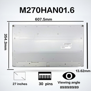En Stock, Pantalla LCD LVDS de 27 Pulgadas M270HAN01.6 de 30 Pines para Monitor Empresarial, Panel Original - Product Image 1