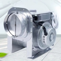 Ventilateur extracteur d'air en ligne multipoint en métal Lanxiang Factory Outlet, conception divisée, 285W 300W, pour usage domestique, à haut débit d'air