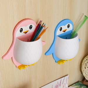 Organizador de Baño, Toallero de Pared con Drenaje, Diseño de Pingüino - Product Image 3