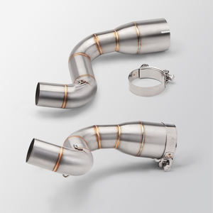 Nuevo Sistema de Escape para Motocicleta <span class=keywords><strong>DUKE</strong></span> 125 250 <span class=keywords><strong>390</strong></span> Adventure RC390 2020-<span class=keywords><strong>2023</strong></span>, Silenciador Modificado con Tubo de Enlace Frontal Intermedio de 51 mm - Product Image 3