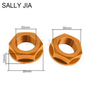 Adatto per KTM <span class=keywords><strong>Yamaha</strong></span> SXF <span class=keywords><strong>YZ</strong></span> WR 125 250 <span class=keywords><strong>250F</strong></span> M20xP1.5 Dado per Asse Ruota Posteriore 7050 - Product Image 6