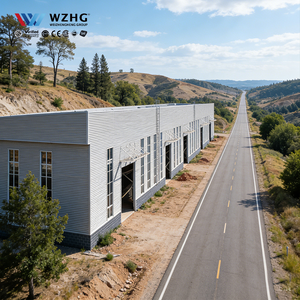 Atelier préfabriqué en acier de haute qualité au design moderne pour garage industriel, logistique, surface galvanisée, certifié ISO9001, 50 ans - Product Image 1