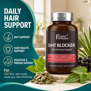 Suplemento Bloqueador de DHT Shecome, Fabricante de Suplementos, Salud Óptima del Cabello, Apoyo al Sistema Inmunológico para Adultos, Cápsulas Bloqueadoras de DHT - Product Image 4