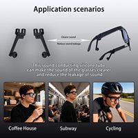 Pour lunettes intelligentes Rayban Meta, tube amplificateur de son, caches de confidentialité, réduction des fuites, guide sonore en silicone, tube auriculaire pour Oakley Rokid XREAL