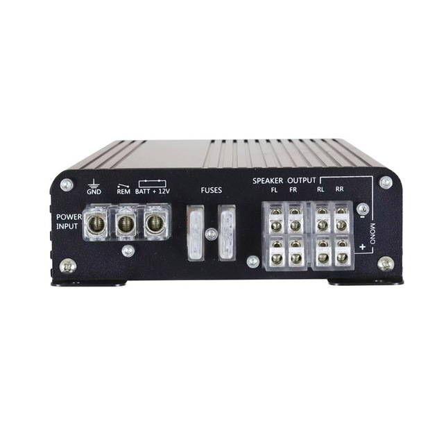 4 Channel Monoblock Car Audio Amplifier 300W Peak & 2400W Strong Bass High Performance 2400W Car Sound Subwoofer Amplifier