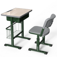 Bureaux et chaises avec hauteur réglable pour la salle de classe