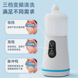 Electric Nasal Irrigator Portable Smart Gentle Water Flow Nasal Rinser For Nasal Care Household Use - Product Image 2