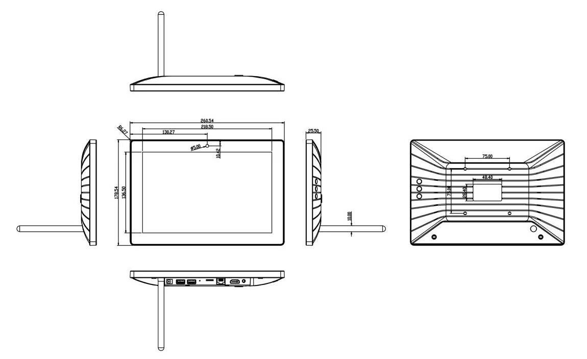 wall mount android pos