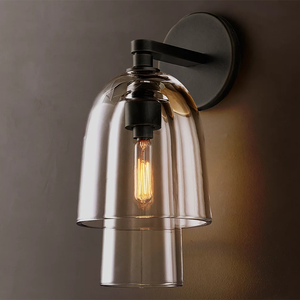 Applique Murale RHOEM <span class=keywords><strong>Blom</strong></span> en Verre Transparent pour Salle à Manger, Chevet, Chambre à Coucher – Lampe Murale Intérieure Moderne, Luminaires de Luxe, Décoration Maison - Product Image 5