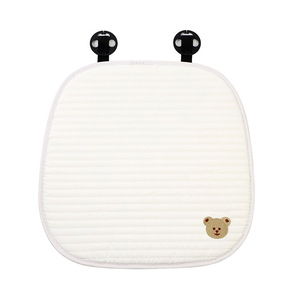 Cotton Embroidered Bear Car Seat Cushion Single Piece Soft Cooling Mat For Car Seats Four Seasons Use - Product Image 5