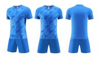 Maillots de football 25-26, ensembles de maillots de football, version thaïlandaise, 100% polyester, col en V, vêtements de sport d'équipe, imprimé au laser, patchwork, unisexe