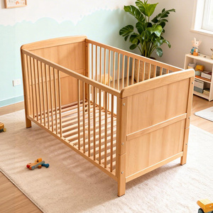Mobili per Camera da <span class=keywords><strong>Letto</strong></span>, Lettino <span class=keywords><strong>Montessori</strong></span> per Bambini, Culla in Legno per Bambini 0-3 Anni - Product Image 3