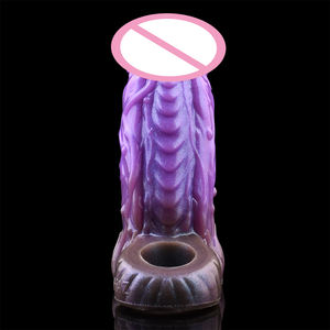 Manchon de pénis avec manchon de coq de style monstre violet pour l'agrandissement du pénis des hommes - Product Image 2