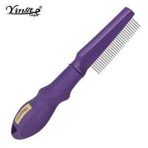 Dissolvant de tiques et peigne d'élimination des puces nœud ouvert épilation chats chiens peignes de toilettage pour animaux de compagnie pour animaux de compagnie - Product Image 4