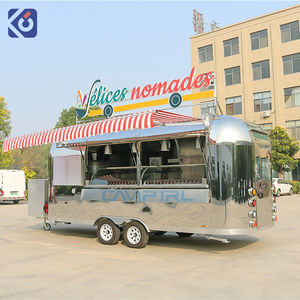 CAMPTRL Remolque de comida personalizado Camión barbacoa de comida rápida con cocina completa Calle Pizza Restaurante Comida <span class=keywords><strong>Caravana</strong></span> - Product Image 4