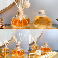 Diffuseur de parfum rafraîchissant d'air, personnalisable, gratuit, customiser, luxe, décoration de maison, nouveau, diffuseur en verre noir