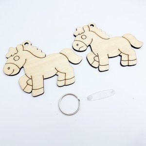 Cadeaux de Nouvel An et de Remise de Diplôme Créatifs : Étiquettes de Bagage Tendance et Porte-clés en Bois Contreplaqué Vierge Pomy - Product Image 4