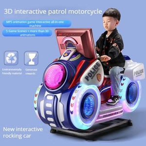 Manège à monnayeur pour enfants, machine à bascule MP5, voiture interactive 3D, balançoire pour enfants - Product Image 6