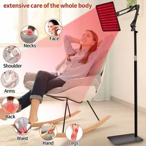 Lampe de sol LED pour thérapie par la lumière rouge 24W, 660nm 850nm, thérapie par la lumière pour tout le corps, élimination des taches brunes sur la peau, soins de beauté, utilisation à domicile pour les muscles - Product Image 5