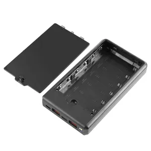Groothandelsprijs Haweel Diy 6X18650 Batterij 24W Snel Opladen Power Bank Box Case Met Display Niet Inclusief Batterij