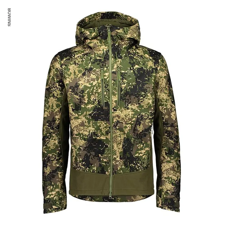 2025 nouvelle dernière veste de pêche camouflage personnalisée pour la chasse au canard avec un design camo personnalisé