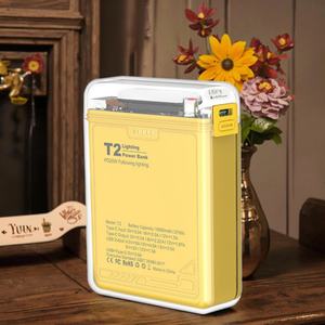 Banco de Energía Transparente Universal PD20W con Iluminación LED, 10000 mAh, Carga Rápida, Mini Banco de Energía Portátil - Product Image 1