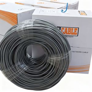 Denixi 305m 1000ft <span class=keywords><strong>Cat6</strong></span> cat6A Mạng Cáp nhà máy tùy chỉnh hợp kim oxy-miễn phí dây dẫn đồng cáp Ethernet - Product Image 1