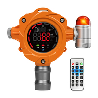 Detector de Gas Fijo de Metano con Alarma de Luz y Sonido, Control Remoto, Pantalla LED, Cuerpo de Aluminio Fundido de Diseño Modular SIL, VOC, CS2, CH4
