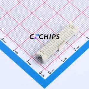 WAFER-DF1.25-34PLB-GYR Wire-to-Board Pin Header SMD,P=1.25mm Connector 2x17P 1.25mm Vertical Mount 34P - Product Image 2