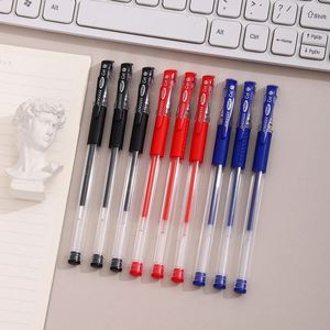 Bolígrafos de Gel Simples con Tapa, Bolígrafos de Punta Redonda Azules/Negros/Rojos para Oficina y Escuela, Papelería al por Mayor - Product Image 1
