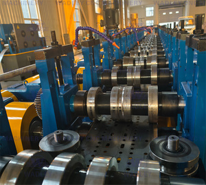 Shelf <b>Storage</b> Rack Roll Forming Machine Rack Shelf Post Upright Column Forming Machine <b>Racking</b> Upright Making Machine - Product Image 3