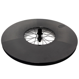 Roues de <span class=keywords><strong>vélo</strong></span> de route en carbone 180 mm, freins à disque, 700C, 28 mm de large, jeu de roues de <span class=keywords><strong>vélo</strong></span> de piste, tubeless, roues aérodynamiques de triathlon - Product Image 4