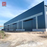 Kits de construction en acier léger ZTSS, hangars préfabriqués pour avions, salles de stockage pour ateliers de soudage, découpe et pliage
