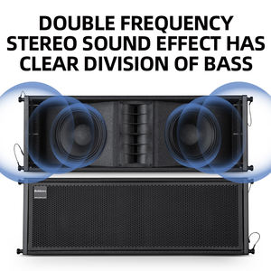 Bekboes Hoge Kwaliteit Professionele Luidsprekerset Geluidsapparatuur Audio P208 Dual 8 Inch Line <span class=keywords><strong>Array</strong></span> - Product Image 2