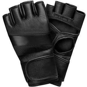 Gants de boxe demi-doigts de haute qualité Gants MMA confortables en cuir PU avec service OEM pour les affaires en plein air et un usage quotidien - Product Image 1