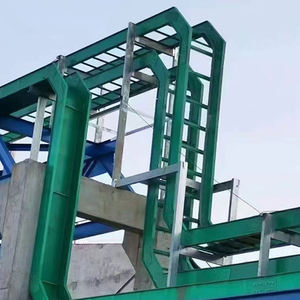 제조업체 FRP 산업용 통풍 사다리형 와이어 메쉬 브리지 랙 케이블 트레이 실외용 부식 방지 코팅 - Product Image 4