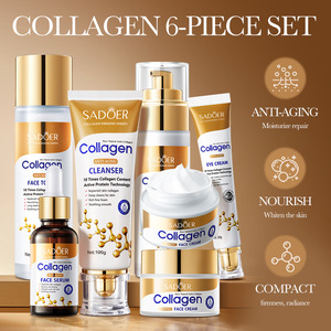 Set de Cuidado de la Piel Hidratante y Humectante de la <span class=keywords><strong>Serie</strong></span> Colágeno Directo de Fábrica, Set de Cuidado de la Piel Suave para Mujeres - Product Image 2